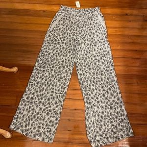 Soma  wide leg lounge pants-leopard print